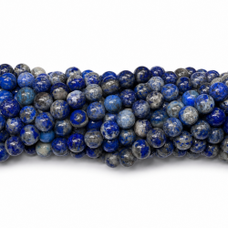 9mm natural lapis lazuli beads