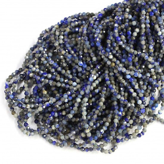 Helmed lihvitud Lazuliit 2mm (2102000G)