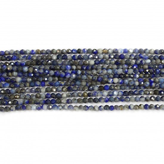 Lazulit-facettiert Perlen 2mm (2102000G)