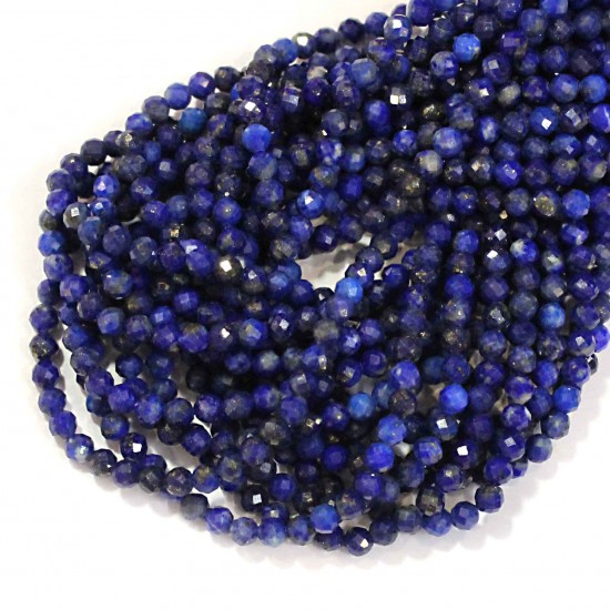 Beads Lazurite-faceted 3mm (2103001G)
