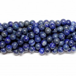 6.5mm natural lapis lazuli beads