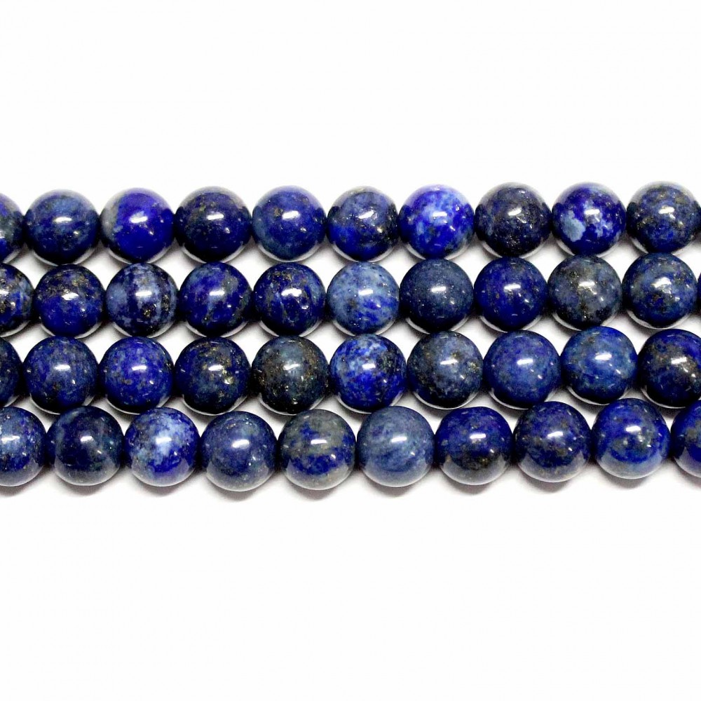 6.5mm natural lapis lazuli beads