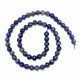 6.5mm natural lapis lazuli beads