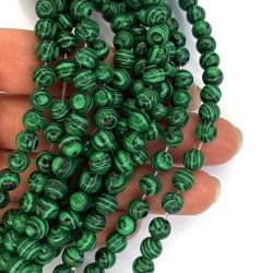 Beads Malachite-artificial 6 mm (2406000)