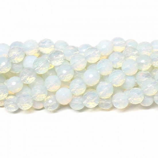 Mondstein Künstlicher -facettiert  Perlen 8 mm (5008000G)