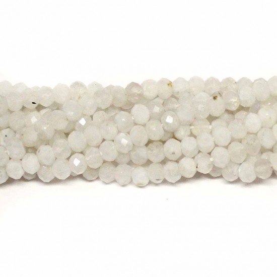 Beads Moonstone-faceted 4x3mm (2204002G)