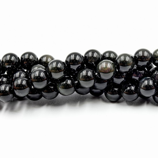 Pērlītes Obsidiāns ~ 12mm (2612001G)
