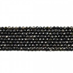 Beads Obsidian ~ 3х4mm (2603000G)
