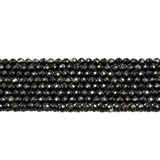 Obsidiana ~ 3х4mm (2603000G)
