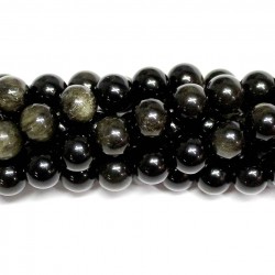  Obsidian Perlen10mm (2610003)