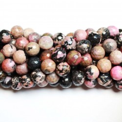 Beads Rhodonite-faceted 12mm (3012000G)