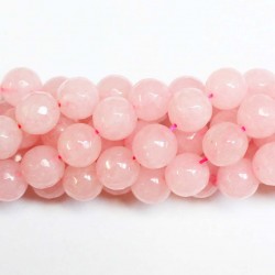 Beads Rose quartz-faceted 12mm (3212000G)