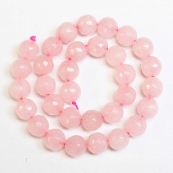 Beads Rose quartz-faceted 12mm (3212000G)