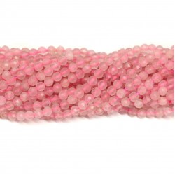 Beads Rose quartz-faceted 2,5mm (3202001G)