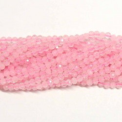 Beads Rose quartz-faceted 2mm (3202000G)