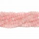 Бусины Розовый кварц-гранёные 4,5x3мм (3204000G)