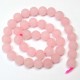 Beads Rose quartz-frosted 10mm (3210000M)
