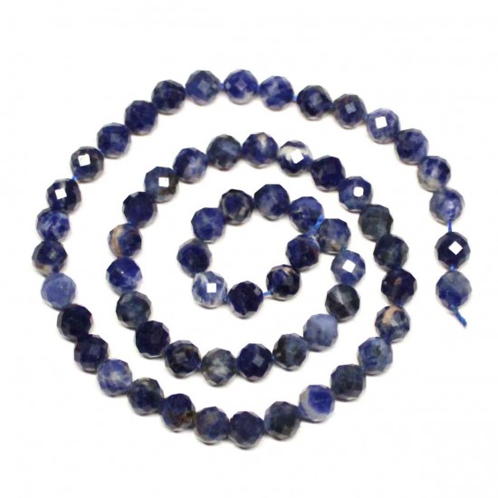 Beads Sodalite-faceted 6mm (3406000G)