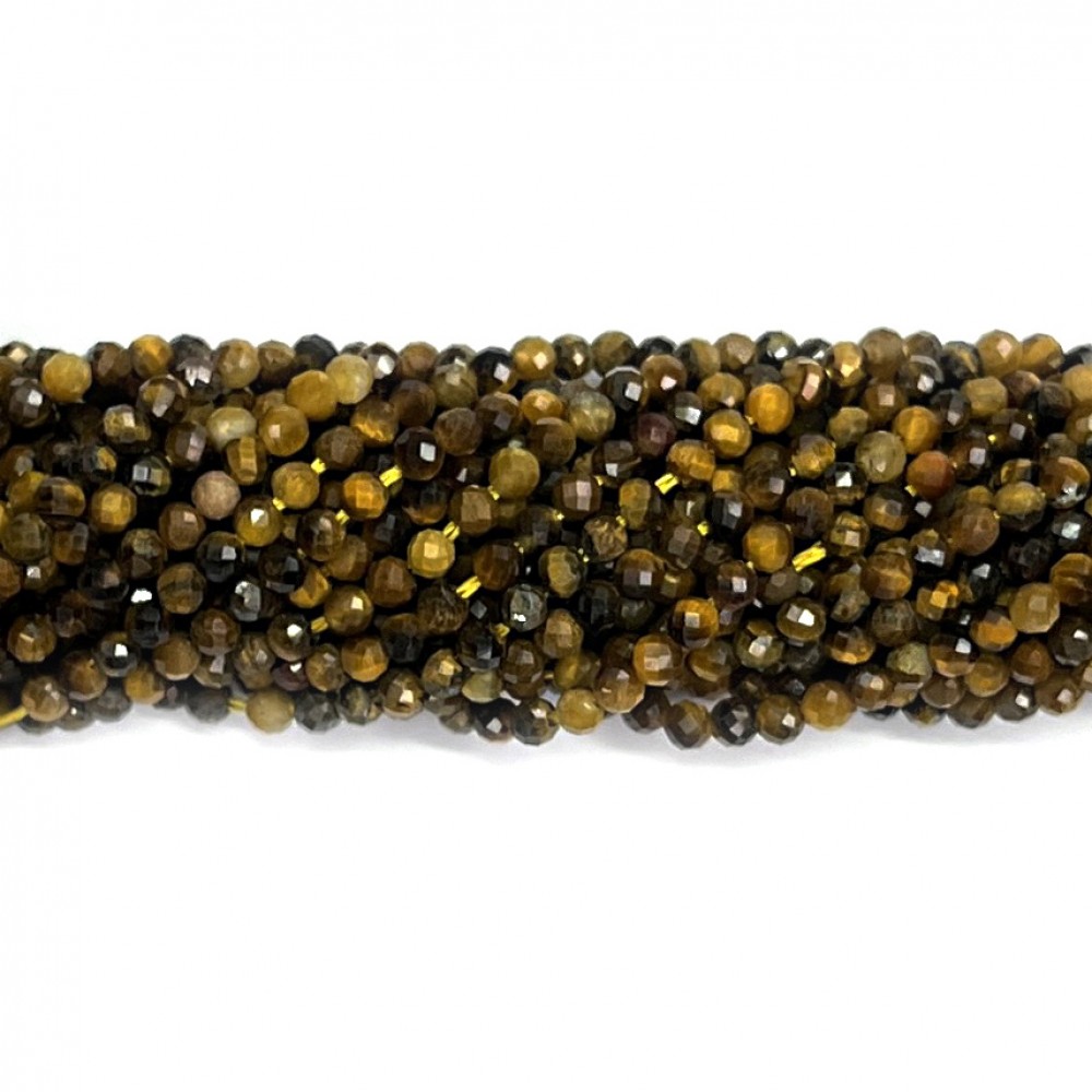 Beads Tiger's eye 2mm (3702001G)