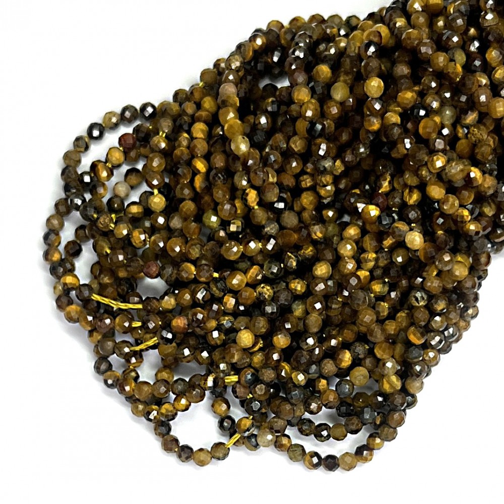 Beads Tiger's eye 2mm (3702001G)