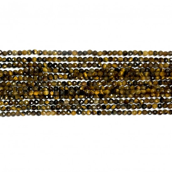 Beads Tiger's eye 2mm (3702001G)