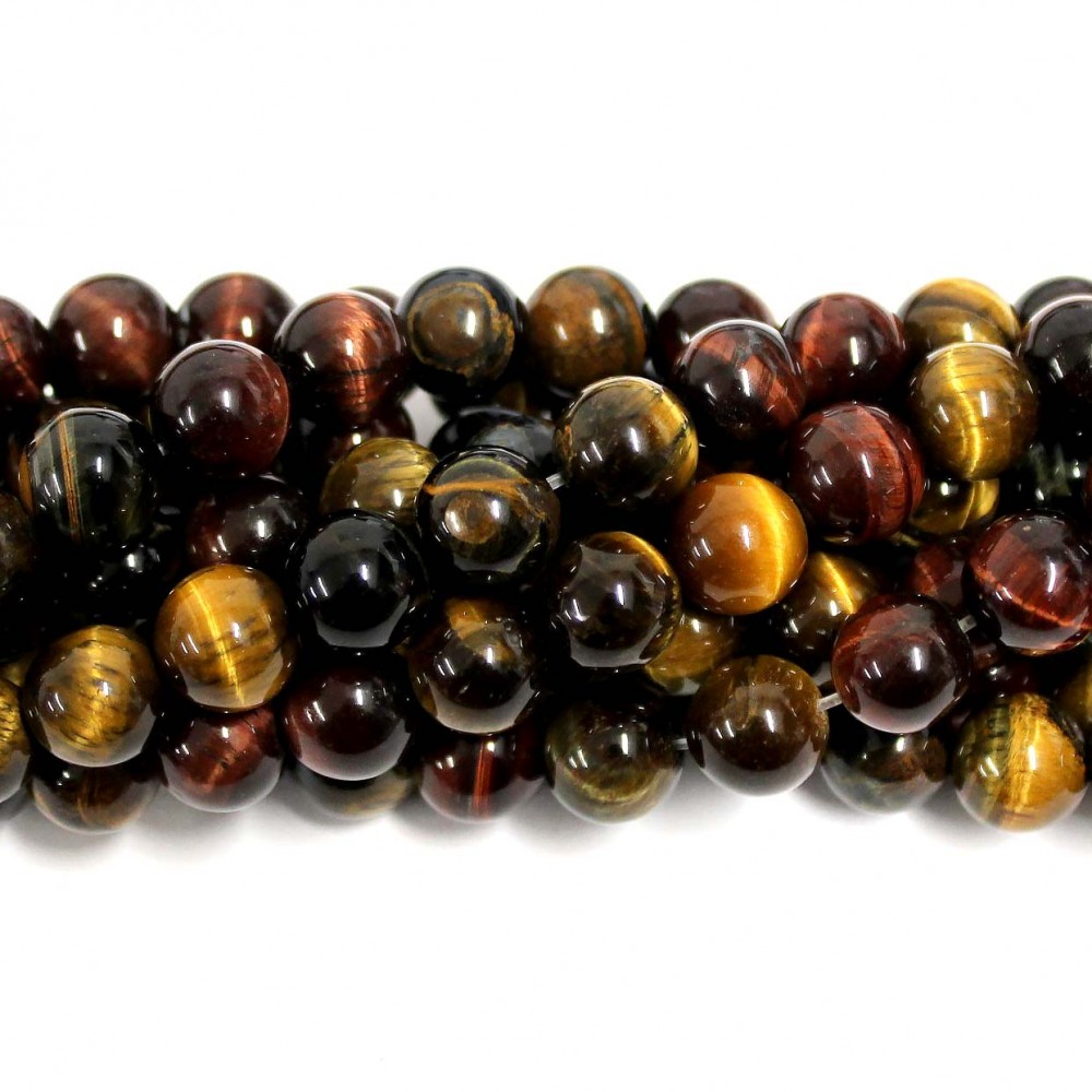 Beads Tiger eye/Hawk eye/Bull eye 10mm (3710010)