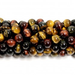 Beads Tiger eye/Hawk eye/Bull eye 8mm (3708003)