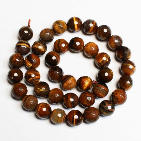 Beads Tiger's Eye-faceted 10mm (3710000G)
