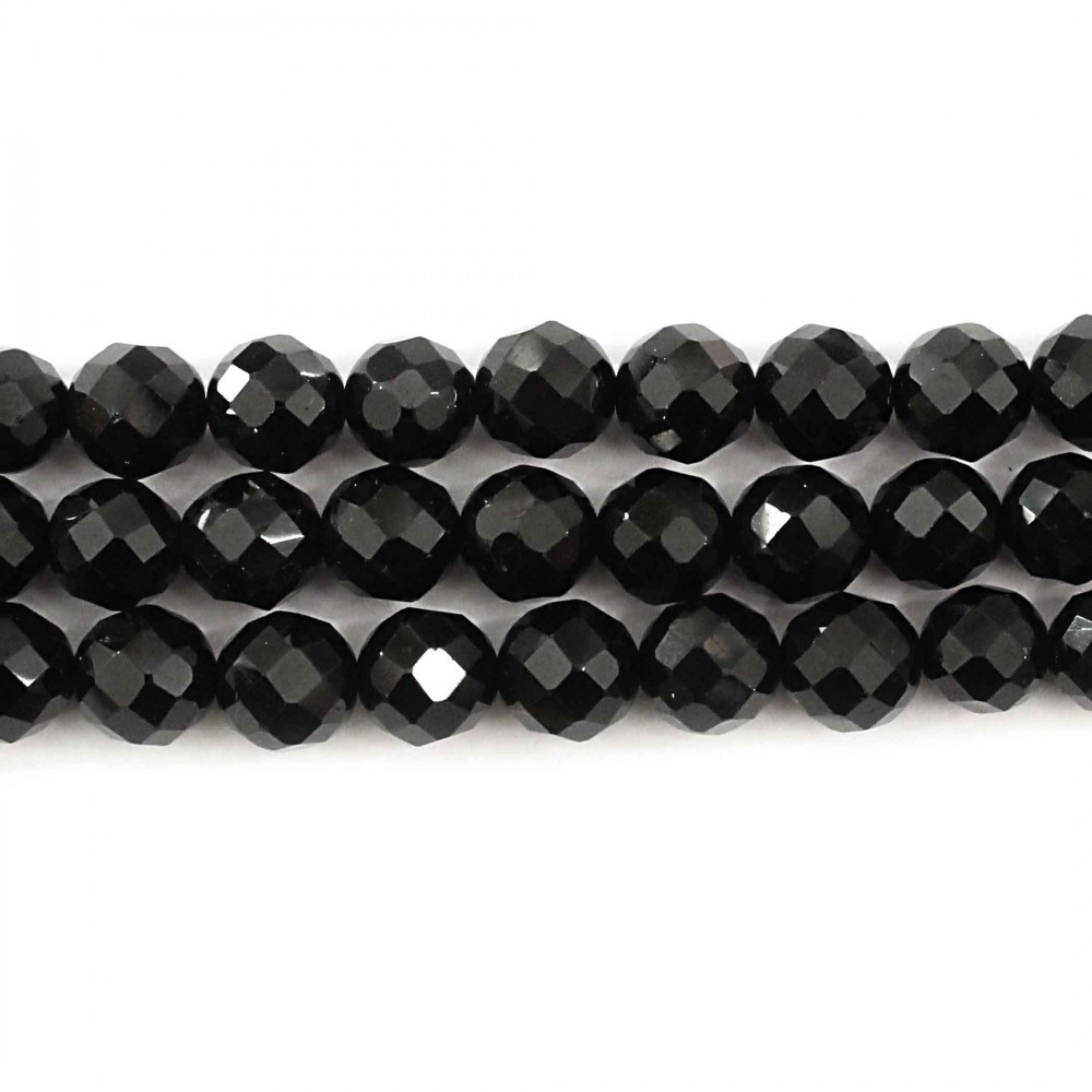 Beads Tourmaline-faceted 8mm (3808001G)