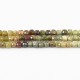 Beads Tourmaline-faceted 4x4mm (3804003G)