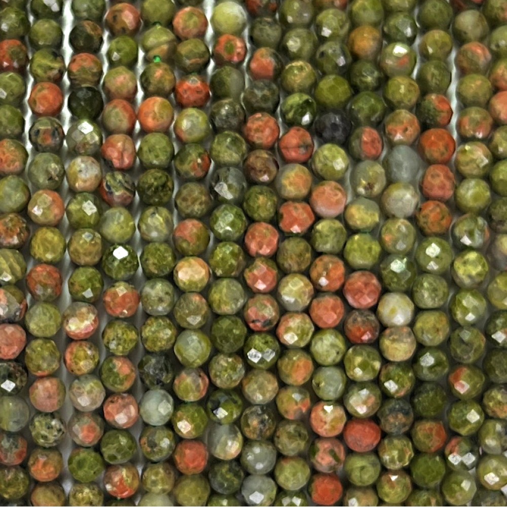 Beads Unakite 2mm (3902000G) 