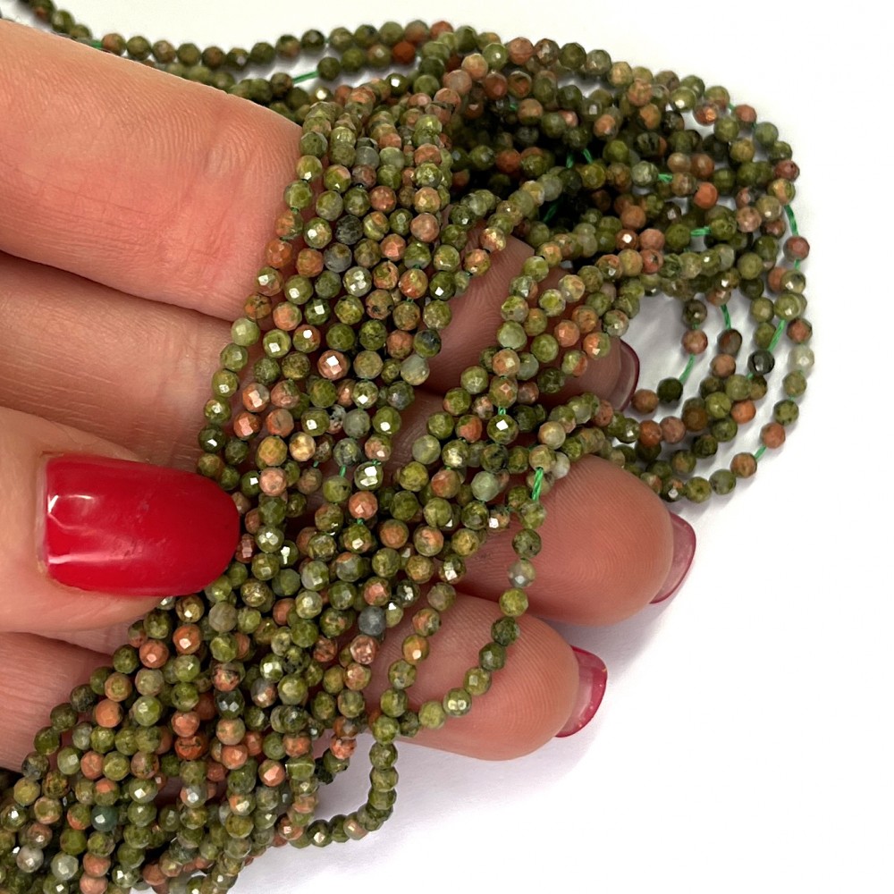 Beads Unakite 2mm (3902000G) 