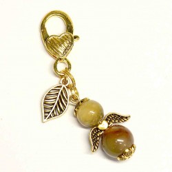 Key/bag pendants-Agate ~ 70x20 mm (002014) 