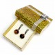 Earrings "LUX"-Bulls eye + gift box (70900)