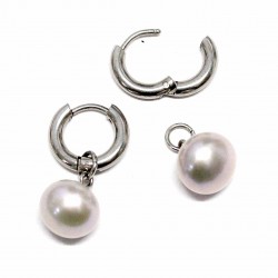 Earrings "Kongo"- Pearls (71501)