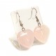 Earrings -Rose quartz (73200)