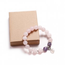 Rose Quartz/Amethyst/Hematite/Agate (321001)