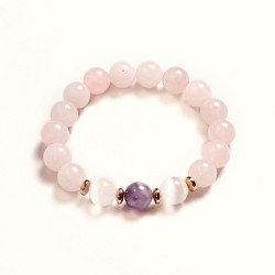 Rose quartz/Amethyst (321400)
