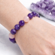Bracelet with Natural Stones: Amethyst / Rose Quartz