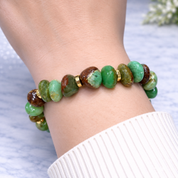Chrysoprase/Hematite 