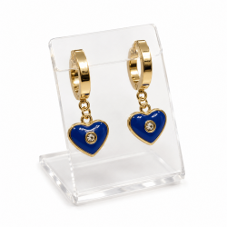 Heart-shaped earrings