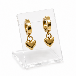 Heart-shaped earrings