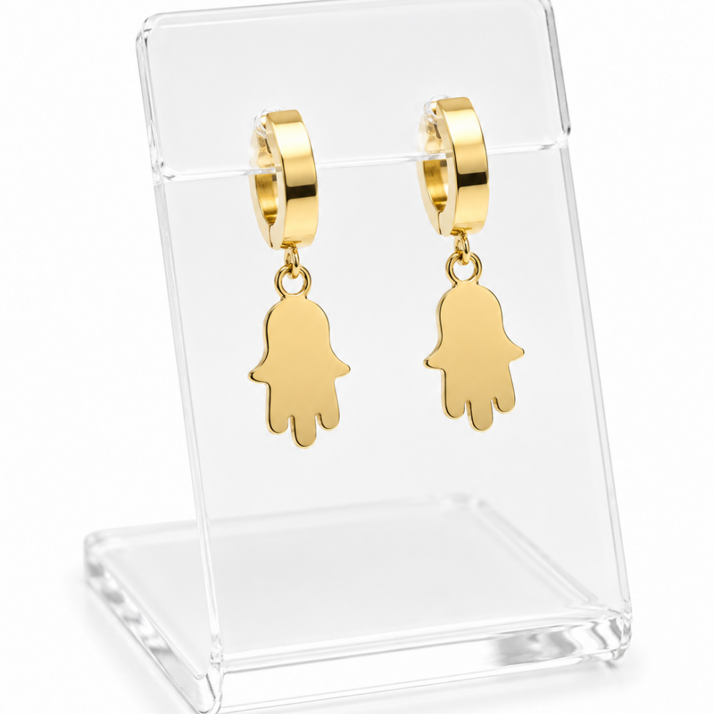 Hamsa earrings