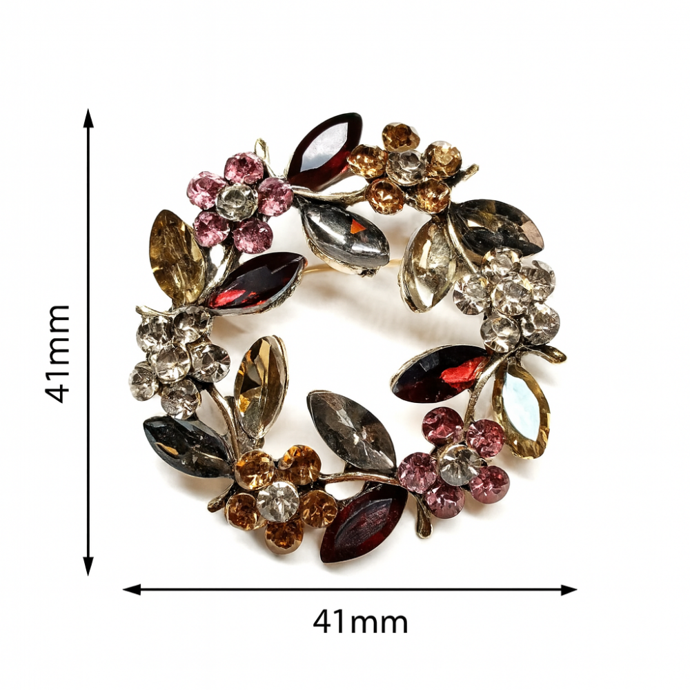 Brooch ‘Flower Wreath’ (6712)