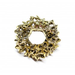 Flower Wreath Brooch (6713)
