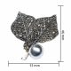 Brooch ‘Silver Leaf with Pearl Brooch’ (6719)