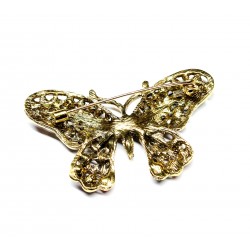 Rainbow Butterfly Brooch (6724)