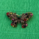 Rainbow Butterfly Brooch (6724)