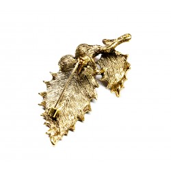  Brooch ‘Golden Branch with Pearls’ (6727)