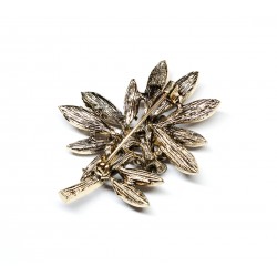 Brooch ‘Flower brooch with rhinestones’ (6728)